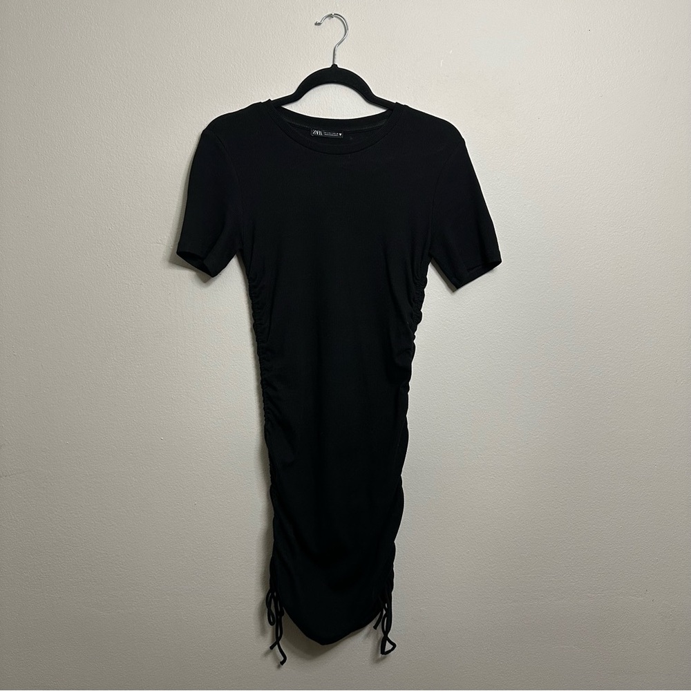 Zara Black Adjustable Dress